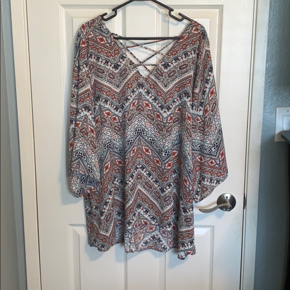 3/4 sleeve blouse